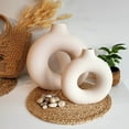 thumbnail image 2 of Ceramic Vases for Home Decor, Set of 2 Donut Vases, Modern Vase, White Vases, Farmhouse Vase, Decorative Vase, Round Boho Vase for Bookshelf, Mantel, Table, Fireplace Decor, 2 of 9