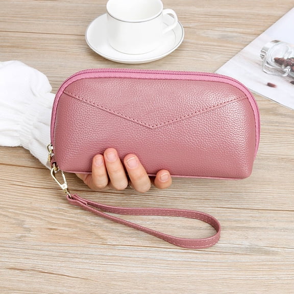 Willtoo Women's Wristlet Clutch Women's Leather Clutch Bag Phone Bag for Shopping, Holiday