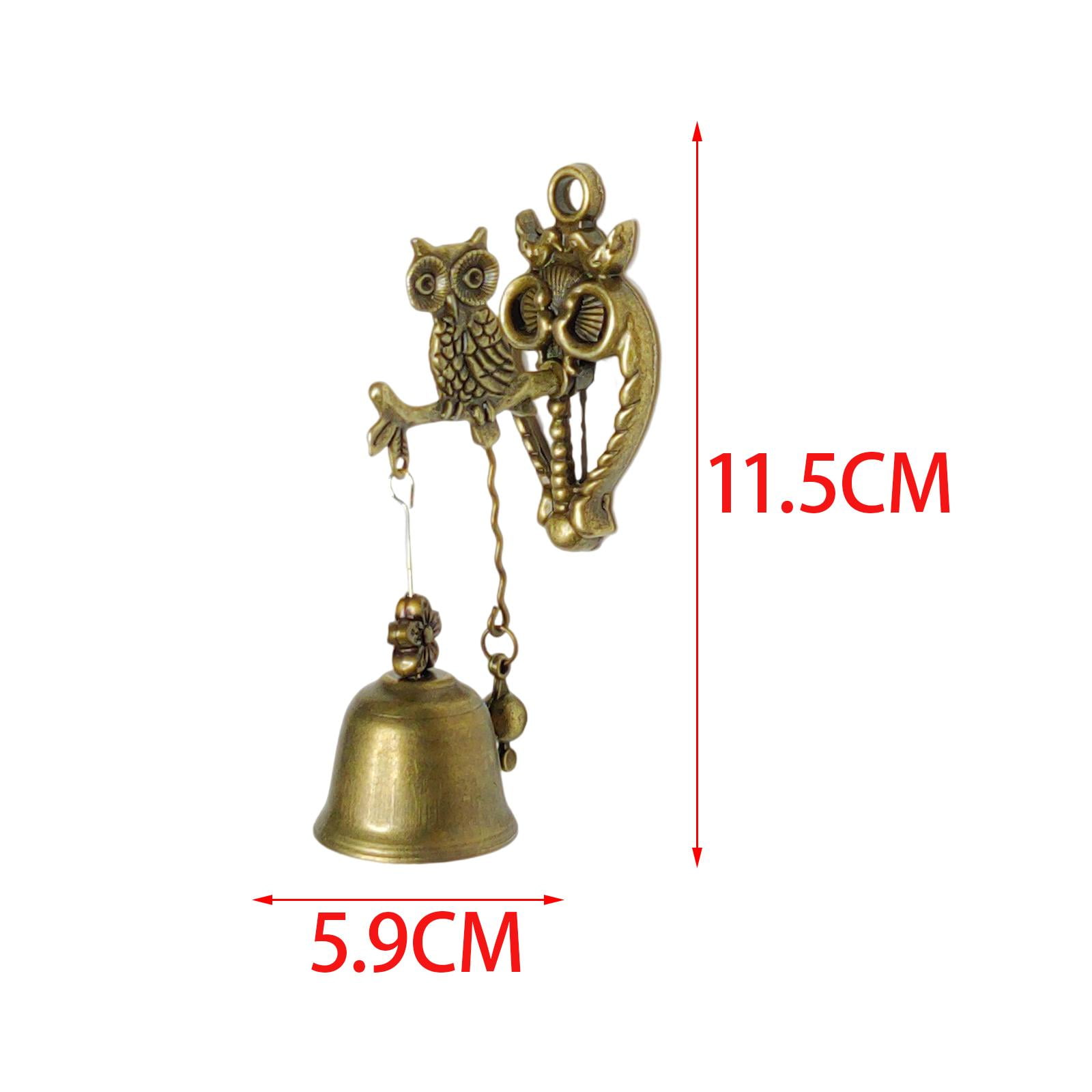 Shopkeepers Bell,Brass Bell Vintage Antique Syle Ornate Shop Keepers Door  Bell Decor Chimes