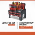 thumbnail image 2 of Ironton Screwdriver Set with Rack, 100-Pc., 2 of 4