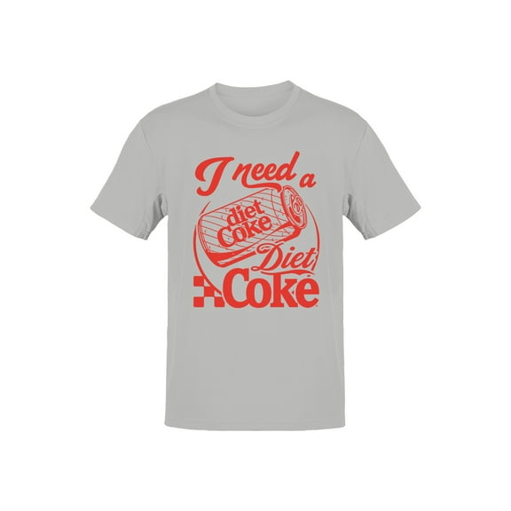 Officially Licensed Diet Coke I Need a Diet Coke Men's T-shirt