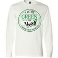 thumbnail image 3 of Inktastic I Wear Green for Myself- Cerebral Palsy awareness Long Sleeve T-Shirt, 3 of 5