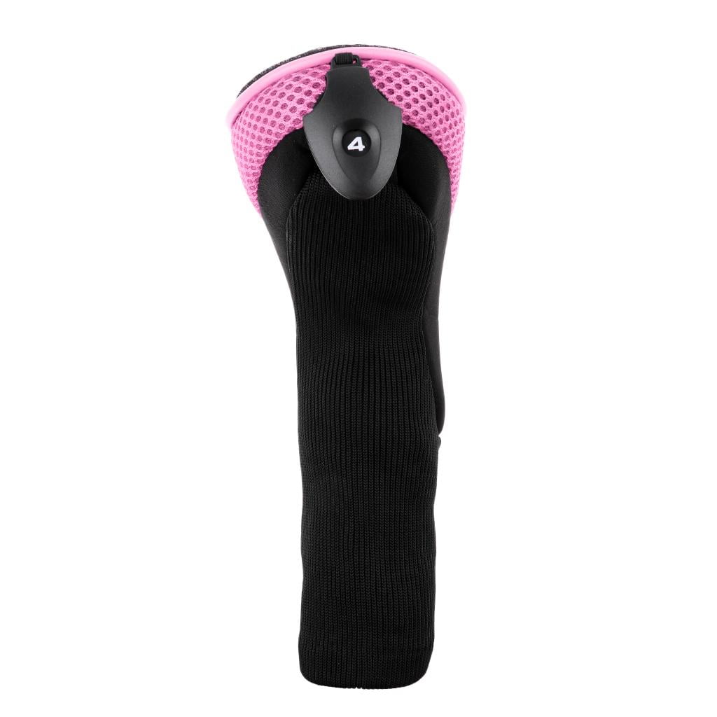 harayaa 2x Golf Club Hybrid UT Head Cover Iron Head Protector Sleeve Headcover with Interchangeable Number Tag, Great Gift for Golfers