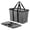 Shadow Gray/Midnight Black, variant on Adult Collapsible Fabric Reusable Eco Bag Tote, Blue/Grey, 1pk