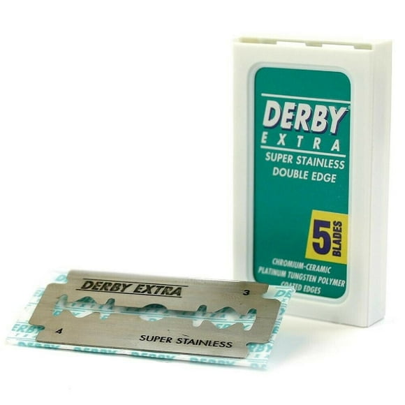 Derby Extra Standard Double Edge Safety Razor Blades, 50 Count