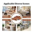 thumbnail image 6 of Gewnee Antique gold Velvet Pull-out Sleeper Sofa Bed - Solid Wood Frame, 2-Seater Loveseat for Home/Guest Room, Small Space Friendly, 6 of 16