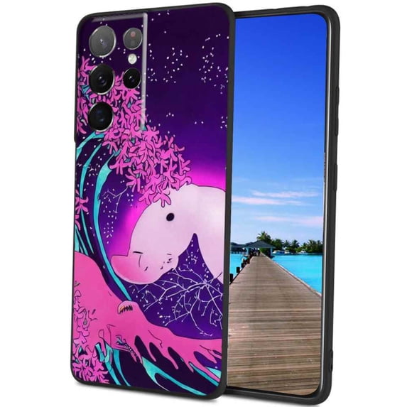 Compatible with Samsung Galaxy S21 Ultra Phone Case, Japanese-227 Case Silicone Protective for Teen Girl Boy Case for Samsung Galaxy S21 Ultra