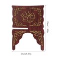 thumbnail image 3 of MasteelfCA Wooden Muslim Book Holder Stand Bookshelf Prayer Book Holder Muslim Ornament, 3 of 9
