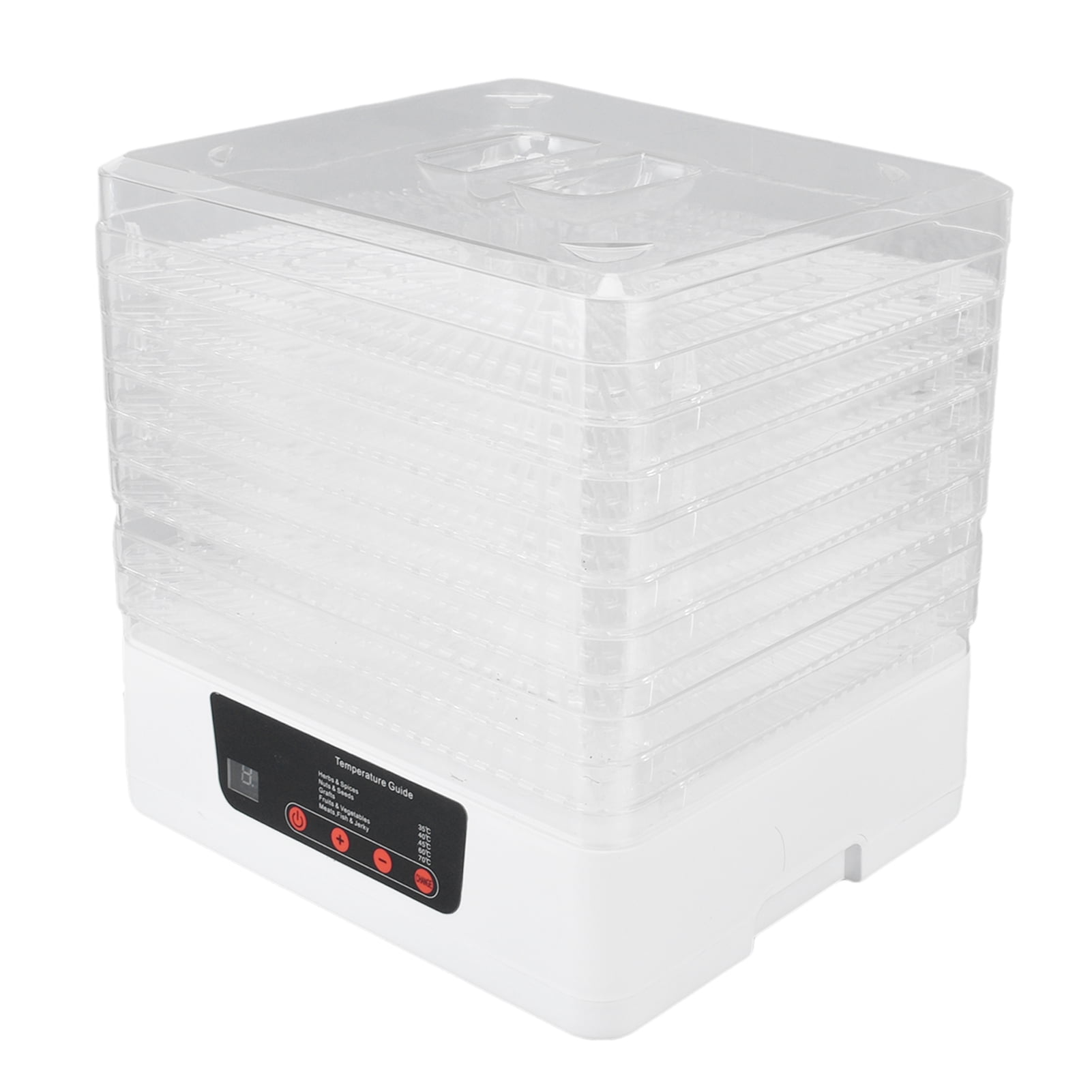Mophorn Déshydrateur Alimentaire 8 Plateaux En Acier Inoxydable, Séchoir électrique 400 W Avec Temperature Reglable Et Minuterie 24 H Ideal Pour Secher Viande Sechee Viande Fruits Legumes 86970260