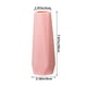 thumbnail image 3 of Jarrón de plástico esmaltado para arreglos florales | Decoración para sala y mueble de TV | Maceta para flores secas | Rosa, blanco y verde, 3 of 6