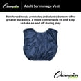 thumbnail image 4 of Champion Sports Mesh Practice Scrimmage Vest Regular and Numbered (Youth and Adult) - Pack of 12, Navy, Adult Regular, 4 of 5