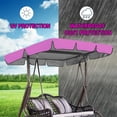 thumbnail image 2 of Replacement Canopy for 2/3 Person Swing - PINK COLOR - REPLACEMENT CANOPY TOP ONLY-  METAL FRAME NOT INCLUDED, 2 of 14