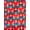 Red, variant on Kokka Cotton Linen Canvas Fabric White - per yard