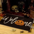 thumbnail image 2 of Felpudo Artoid Mode Black Pumpkin Halloween Welcome 43 x 74 cm, 2 of 6
