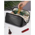 thumbnail image 1 of Bolsa de maquillaje, bolsa de maquillaje portátil de gran capacidad, bolsa de artículos de tocador de viaje, portátil, 1 of 6