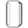 thumbnail image 2 of Gytml Bling Diamond Watch Case Cover Compatible With Smart Fitness Band Sparkly Rhinestone Protective Watch Shell Women Fashion Watch Accessory(Silver-5X5cm), 2 of 4