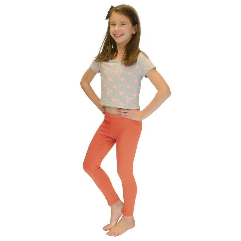 Girls outlet coral leggings