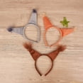 thumbnail image 4 of Diadema y cola con forma de orejas de ardilla de dibujos animados, suministros para disfraces de Halloween para niños, 4 of 5