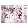 thumbnail image 3 of Tiptophomedecor Animal Wallpaper Wall Mural - Flying Hummingbirds Pink, 3 of 4