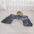 thumbnail image 3 of Miangastore Imitation Stone Turtle Basking Reptile Stone Bridge Climbing Hideout Turtle Climbing Platform Fish Tank Landscape Ornament (Size M), 3 of 9