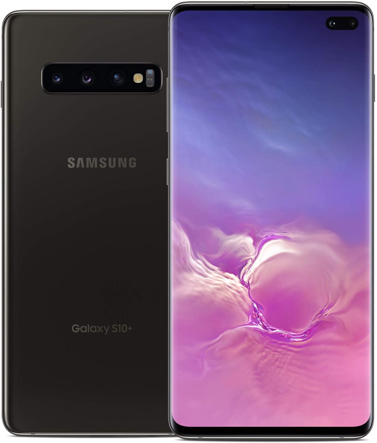 Samsung Galaxy S10+ 128GB GSM/CDMA Unlocked Black - (Used) + LiquidNano Screen Protector - image 2 of 6