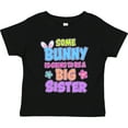 thumbnail image 3 of Inktastic Some Bunny is Going to Be a Big Sister with Bunny Ears and Flowers Girls Toddler T-Shirt, 3 of 5