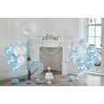 thumbnail image 5 of Pearl Powder Blue Balloons - 12 Inch Latex Balloons - 72 Pack, 5 of 8
