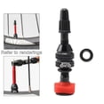 thumbnail image 4 of 2 Válvulas Presta para Neumáticos Sin Cámara, Boquilla para Neumáticos de Vacío para Bicicleta de Montaña, Llanta Sin Cámara Soledad vástago de válvula sin cámara, 4 of 10