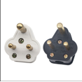 thumbnail image 5 of 5 Amp Round Pin Plugs Mains Plug 3 Pin Lighting Plugs for Stage Lighting Lamp (White 10 pcs), 5 of 5