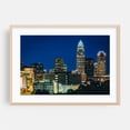 thumbnail image 2 of The Charlotte Skyline - Charlotte North Carolina Photography City Skyline Architecture Night Sky Nightlife Modern Art Unframed Wall Art Print 20 x 28 inches, 2 of 7