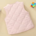 thumbnail image 4 of Girls Puffer Vest Jacket Boys Pink Vest Button-Down Sleeveless Lightweight Jacket Fall Winter Clothes 5-6 Years, 4 of 9
