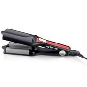 Infiniti by Conair S5 Tourmaline Ceramic 2 1/4" Deep Wave Iron, Black