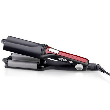 Infiniti by Conair S5 Tourmaline Ceramic 2 1/4" Deep Wave Iron, Black