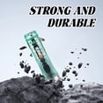 thumbnail image 2 of HIBIBUD Small Flashlight,Keychain Design Windfire Flashlight,Purple Side Lights Keychain Light,Green, 2 of 7