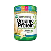 Purely Inspired Organic Protein Powder, 100% Plant Based Healthy Protein, French Vanilla,1.5 pounds
