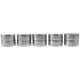 thumbnail image 1 of de 10 Piezas de 10 G, Tarro de Almacenamiento de Lata de Vacío, Envases para Cosméticos con Tapas de Rosca para Velas, Zulema Estuche de lata vacía, 1 of 8