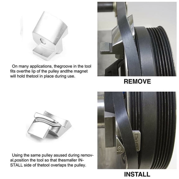 YASSDWBN Easy to Use Stretch Belt Automotive Part Pullers & Installers for Cars & Trucks