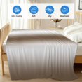 thumbnail image 4 of Brown White Ombre Cooling Blanket,Lightweight Breathable Summer Throw Blanket with Double Sided Cold Effect,Vintage Minimalist Country Gradient Picnic Blankets Bed Sheet for Hot Sleepers 60"x80", 4 of 8