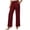 Red, variant on Hurxie Work Pants for Women Wide Leg Dress Pants Palazzo Business Casual Outfits Office Slacks with Pockets Button Stretchy Light Blue,L