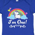thumbnail image 3 of Inktastic First Birthday Rainbow with Unicorn Girls Baby Bodysuit, 3 of 4