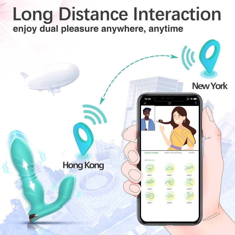 bluetooth long distance vibrator Oninder Meet Cute Long Distance Control Couples Vibrator main image 1