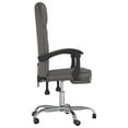thumbnail image 2 of vidaXL Chaise de Bureau Inclinable Gris Similicuir, 2 of 5