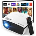 thumbnail image 1 of NICPOW Mini Projector for Home Theater, Outdoor Projector, 1080P and 240" Supported Movie Projector 7500 L Portable Home Video Projector Compatible with Smartphone/TV Stick/PS4/PC/Laptop, 1 of 7