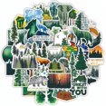 thumbnail image 1 of Forest Stickers 50 Pcs, Wilderness Nature Vinyl Decal, Waterproof Sticker Pack Perfect for MacBook, Water Bottle, Laptop, Phone, Hydro Flask, 1 of 5