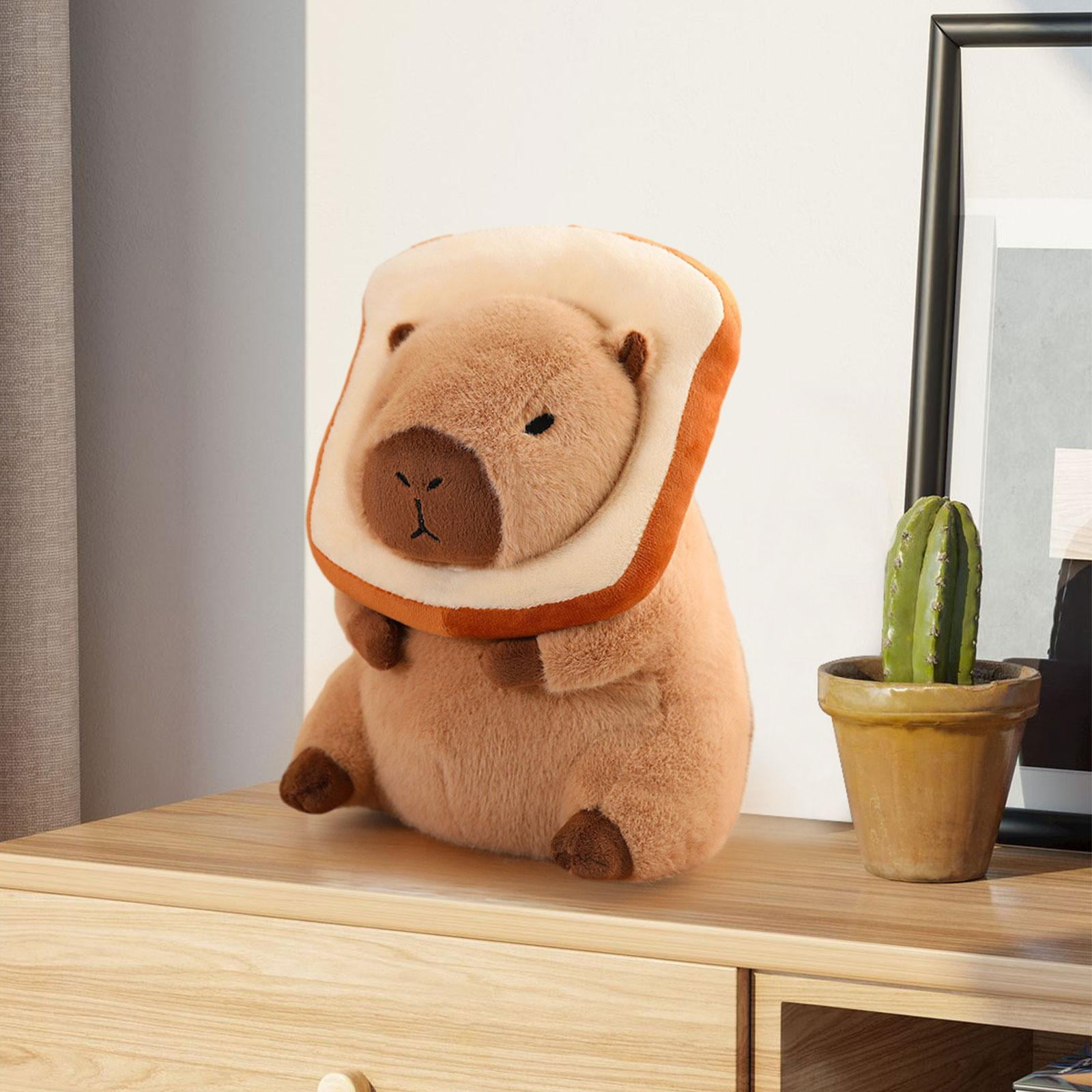 LeeQinersw Capybara Doll Capybara Toy Collectible Soft Comfortable Home Decoration Capybara Bread