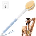 thumbnail image 1 of Cepillo de ducha corporal Rafow Back Scrubber, antideslizante, mango largo, 1 of 8