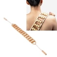 thumbnail image 4 of Wood Massage Roller Rope, Fatigue Relief Dredging Meridians  Edges Back Massage Roller Rope  for Legs, 4 of 8