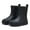 Black, variant on Rain Boots Women Short Ankle Waterproof Rain Shoes Outdoor Garden Shoes