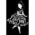 thumbnail image 2 of Boy's Alice in Wonderland I Am Not Myself Silhouette  Graphic Tee Black X Large, 2 of 5