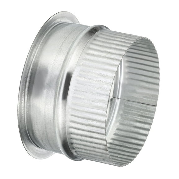 Uxcell 4 inch Duct Collar, 1Pcs Duct Connector Flange Galvanized Iron Tight Vent Air Duct Fitting for Home Office